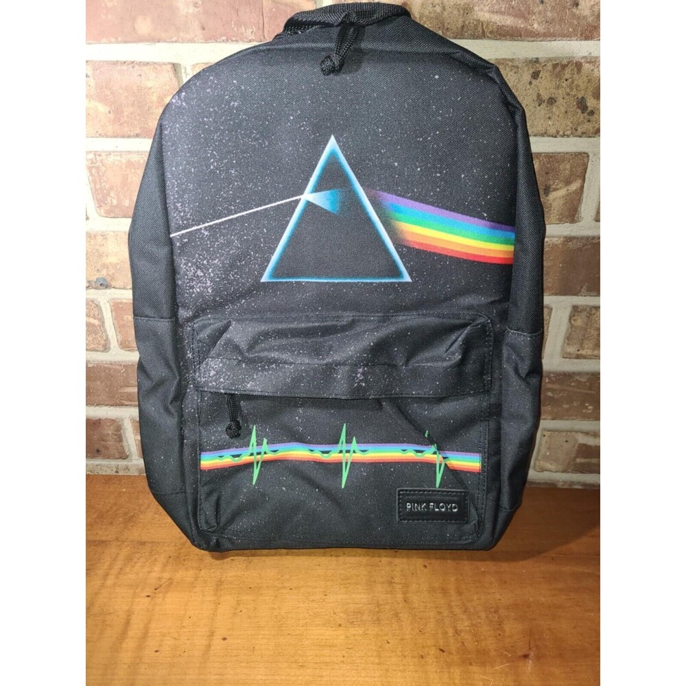 Pink Floyd Backpack The Dark Side of the Moon Rocksax Black Licensed Band NEW